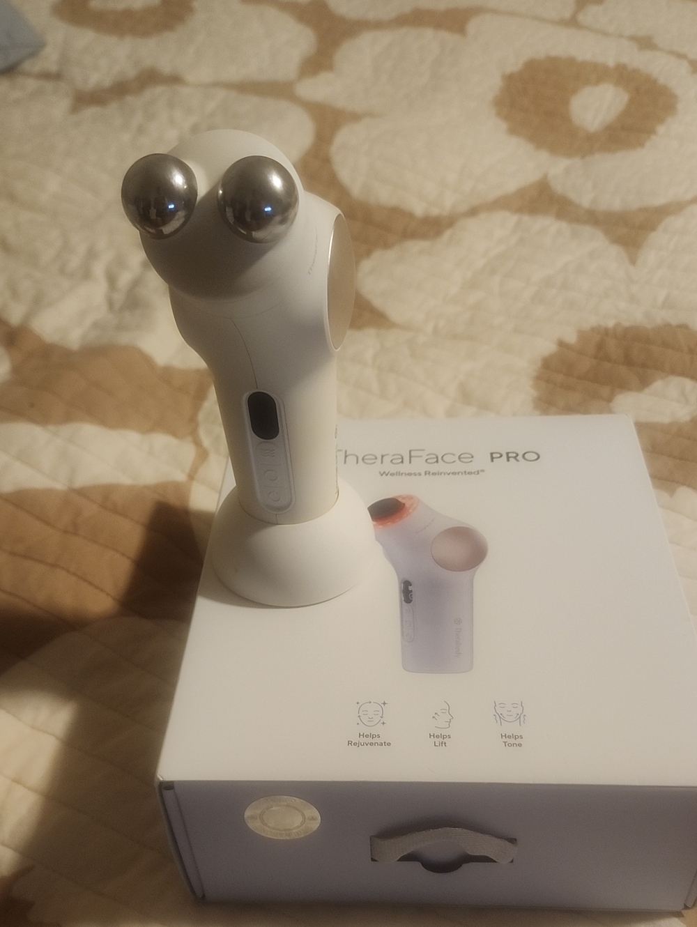 TheraFace PRO Facial Toning & Rejuvenation Device — White